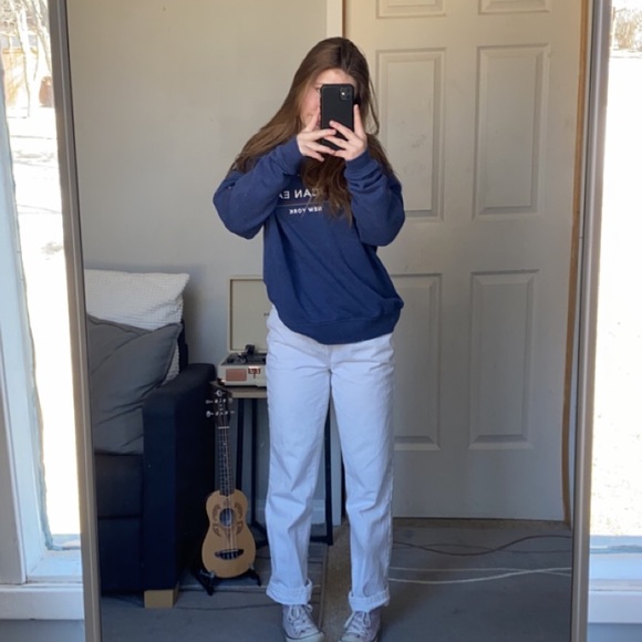 American Eagle Blue Oversized crew neck - Picture 7 of 8